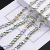 Miçangas de Flor de Ameixa de Cristal de 10mm Furo Reto Flor de Cinco Pétalas Vidro Miçangas Facetadas Pulseira Colar Acessórios para Roupas Venda por Atacado