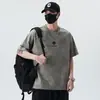 Camiseta de Manga Corta para Hombre, Nuevo Estilo Verano 2026, Peso Pesado Corte Holgado, Diseño Moderno, Camiseta Casual Delgada