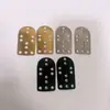 Cem Refinamentos Armadura Fundida Placas de Armadura Placas de Malha de Aço Padrão Montanha Placas Elmos Armadura Malha Peças Feitas à Mão DIY Materiais em Estoque