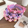 Diadema de Fideos Ondulados de Colores para Niños, Dibujo Animado para Niña, Accesorios para el Cabello Antideslizantes con Dientes y Artefacto para Arreglar el Cabello Suelto