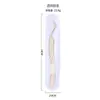 Pinzas de Fibra Dorada Perla con Mango Antideslizante de Alta Densidad, Especialmente Diseñadas para Técnicos de Pestañas para Aplicar Pestañas Postizas, Exclusivamente para Suministro Transfronterizo