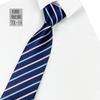 Corbata de Hombre 2022 Corbata con Cremallera Estilo Coreano Estampado de Taiwán Rayas Negocios 8cm Corbata Se Puede Hacer con Logo Fabricante