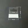 Ganchos para Agujeros de Avión al por Mayor en Stock Pegatinas de Gancho de PVC Mate Caja de Embalaje Pegatinas de Gancho Autoadhesivas para Mascotas Ganchos de Plástico