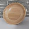 Tigela de salada de bambu com 30 cm de altura e base para frutas