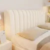 Funda Acolchada Gruesa de Alta Calidad para Cabecero con Rayas Juego de Fundas para Respaldo de Cama de Madera Almohadilla Suave Cobertura Total Universal Protector contra el Polvo