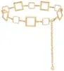 Artículos en stock cadena de eslabones sentido del diseño decoración metálica con cadena corporal para vestido traje cadena de cintura transfronteriza europea y americana accesorios