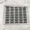 Cílios Postiços Asiáticos Mestiços Ultra Volumosos Espessos e Densos de Cachos Grandes Cluster Único Fácil para Iniciantes Estilo Europeu em Formato W