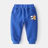 Pantalones Largos Cómodos y Transpirables para Niños de Primavera y Otoño, Pantalones Deportivos, Nuevos Pantalones Casuales de Algodón con Elementos de Dibujos Animados de Cintura Media 2025