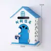 Muebles para el Hogar Estilo Pastoral Buzón de Guardería Buzón de Mensajes Buzón de Madera Buzón de Sugerencias Decoraciones de Casitas de Madera Pequeñas