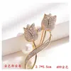 Broche de nuevo estilo flor de tulipán pin anti-exposición broche de traje pin de solapa galvanizado joyería coreana al por mayor