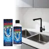 JUE FISH Limpiador de Drenajes - Limpia tuberías obstruidas en baños y cocinas, disuelve grasa y obstrucciones, y deja un aroma fresco