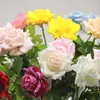 Hidratante Toque de Mão Rosa Austin Simulada Decoração Interna Suave Decoração de Mesa Arranjo de Flores Arranjo de Flores Flor Artificial Atacado