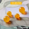 Ágata Vermelha Contas Individuais Meio Furadas, Contas Soltas Vermelhas Sem Furo, Contas Redondas com Furo Passante para Brincos, Acessórios Soltos para Presilhas DIY