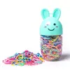 Gomas Elásticas Infantiles de Pascua Transfronterizas Que No Dañan el Cabello, Accesorios Negros para el Cabello, Ligas para el Cabello de Niñas, Gomas Desechables para el Cabello