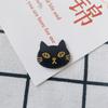 Acessórios de base de jóias DIY gato de resina sem furo tendência de moda vento fofo