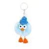 Explosões Coelho Rex Pelo Pato Pequeno Bola de Carvão Chaveiro Pingente Elfo Desenho Animado Pingente Bolsa Pelúcia Pequeno Pingente