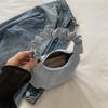 Otoño 2024 Nuevo Diseño Nicho Moda Bolso Retro Casual Simple Estilo Coreano Fresco Bolso Luna Nueva