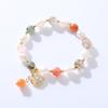 Pulsera de trébol de diseño simple y moderno de estilo coreano transfronterizo, pulsera de cristal con cuentas de temperamento moderno de personalidad ins para mujer