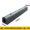 Tira de Goma Almohadilla Amortiguadora Bloque Protector Muelle Plataforma Logística de Almacén Protección de Pared Tira Anticolisión de Goma Bloque Anticolisión