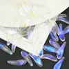 9*26mm pétalas de crisântemo curvas contas de vidro tcheco headdress de roupa chinesa antiga grampo de cabelo passo diy material artesanal