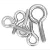 M3M4M5M6M8 Parafusos de Olhal de Ferro Galvanizado Argola Fechada Gancho Giratório Gancho Torcido à Mão Parafuso de Argola Venda por Atacado