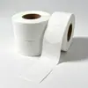 Etiquetas autoadhesivas redondas de papel recubierto de 50 mm, etiquetas redondas en blanco para código de barras, papel para impresión con cinta de transferencia térmica