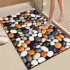 Alfombrilla de Piso de Mármol Transfronteriza Alfombrilla de Piso Suave de Barro Diatomeas Secado Rápido Absorbente de Agua Hogareña Entrada de Baño Felpudo Antideslizante