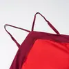 Venda Quente Transfronteiriça AliExpress Novidades Primavera 2026 Vestido Feminino Sem Manga Elegante Color Block Halter Patchwork