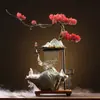 Creativo Zen Chinoiserie Pin de Bienvenida Fuente Humidificación Flujo de Agua Adornos Feng Shui Atraer Riqueza Sala de Estar Oficina Regalos de Inauguración