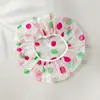 Touca de Banho Peva Estilo Novo com Concha Bolha, Espessada e Ampliada, Touca de Banho Impressa Fosca de Alta Qualidade, Touca de Maquiagem, Touca Anti-Fumaça de Óleo para Cozinha