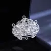 Acessórios para joias DIY liga vintage estilo antigo grampo de cabelo cadeado de pato mandarim traje antigo Hanfu