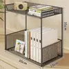 Estante de Mesa Prateleira de Mesa Rack de Armazenamento de Mesa Estante de Armazenamento Multicamadas Infantil Arquivos Livros Diversos Vertical Multifuncional