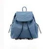 Mochila casual artística de lona azul xadrez estilo coreano de grande capacidade, bolsa de ombro dupla estilo trendy ins para estudantes
