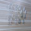 Gancho de posicionamiento de cristal transparente de 50 mm Gancho de cordón para cortina de persiana veneciana Accesorios de gancho fijo para cortina