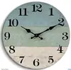 Transfronterizo 10 Relojes de Pared de Madera Simples Relojes Digitales Creativos de Tablero de Madera Reloj Silencioso de Pared para Sala de Estar, Dormitorio, Cocina Decoración