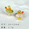 Colección de colgantes de aleación con diseño de fruta de dibujos animados pintados a mano, materiales DIY hechos a mano para pulseras, pendientes y accesorios