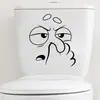 Brup Criativo Pinça de Nariz Expressão Facial de Nojo Adesivo para Assento de Vaso Sanitário Banheiro Adesivo Engraçado Hs4903C