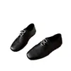 Zapatos Oxford Estilo Británico Mujer 2026 Otoño Nuevos Piel Suave Correa de Doble Hebilla Tallado Punta Redonda Versátiles Suela Plana Zapatos Pequeños de Piel