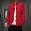 Otoño/Invierno 2026 Nuevo Estilo Chino para Hombre Cuello Alto Botón de Rana Retro Traje Tang Chaqueta Juvenil Holgada Casual