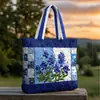 Nueva tienda independiente TEMU, Novedad en Amazon: bolsa de mano acolchada con estampado digital, bolsa casual de algodón tipo chaqueta