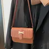 2026 Bolsa Pequena Transversal, Bolsa Quadrada Pequena de Nicho Transfronteiriça, Novo Design de Moda, Bolsa de Ombro Único, Bolsa de Tecido de Outono, Estilosa