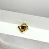Botón de metal para suéter abrigo traje de punto camisa decoración strass gema hueca rectangular irregular