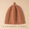 Gorros 100% Cachemir para Niños y Niñas, Cálida y Elegante Protección para los Oídos 25 Otoño e Invierno Nuevos Lindos Gorros de Calabaza para Bebé