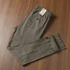 Pantalones de Lino 100% de Alta Gama Verano Finos Transpirables para Hombre Holgados Rectos con Cordón Cintura Holgada Casuales de Lino