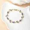 Pulsera de tulipán bestseller transfronteriza, exquisita y de alta gama, pulsera floral moderna y versátil, joyería de lujo ligero y diseño personalizado