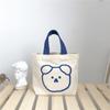 Bolsa de lona ins mini bolsa de lona estudiante coreano lindo exquisito bolso de mano caricatura regalo bolso Bento