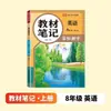 Caderno de Notas para o Outono de 2026 para as Séries 7, 8 e 9, Primeiro Semestre, Chinês, Matemática, Inglês, Edição da Educação Popular, Livro Didático Sincronizado para Pré-Revisão e Revisão