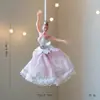 Transfronteiriço Novo Produto Menina Dançarina de Balé de Natal Malha Fantasia Dança Amor Menina Decoração Vestido de Balé Pingente Menina