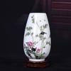 Vaso Cerâmico Pequeno de Jingdezhen Enfeites Arranjo de Flores para Sala de Estar Flores Secas Estilo Chinês Novo Decorações para Casa Gabinete de TV Artesanato