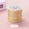 No. 72 Hilo de Cuerda de Jade y Hilo de Jade para Tejer, Pulsera de Cuerda Trenzada Hecha a Mano para DIY, Hilo de Cuerda Trenzada de Tienda de Oro, Venta Directa del Fabricante
